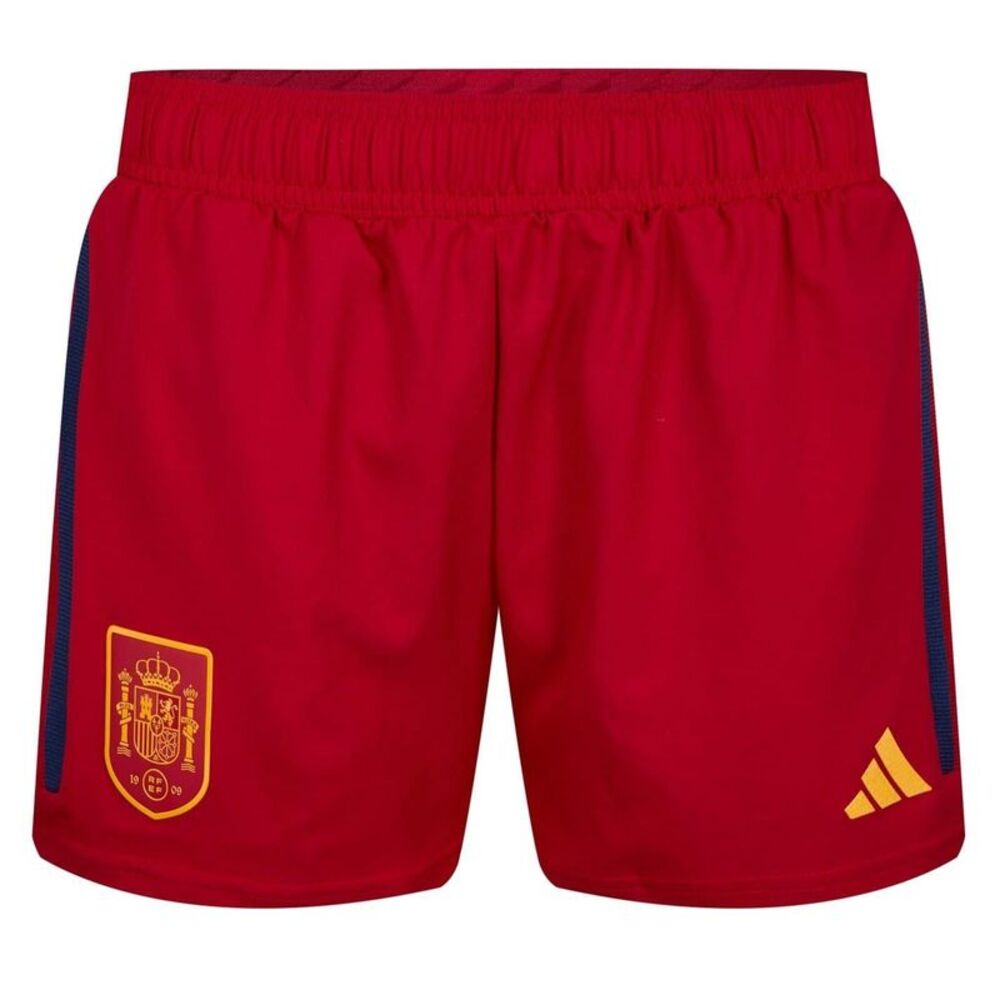 Spain Womens/Ladies Adidas Football Shorts / Red